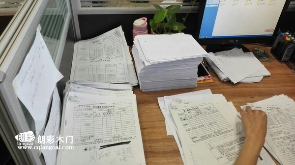 重庆朗彩木门订单